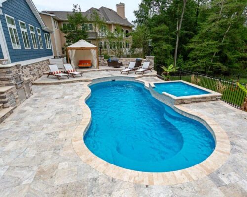 Geometric Swimming Pool