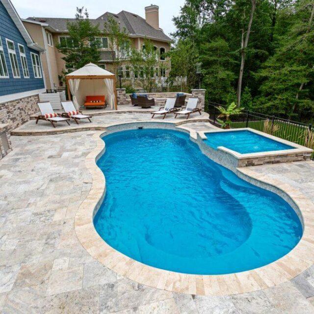 Geometric Swimming Pool