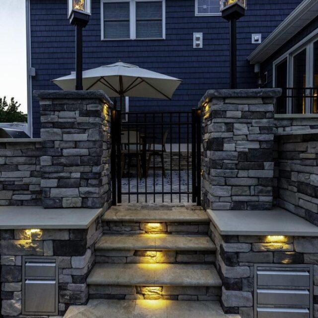 Outdoor Paving Steps to Outdoor Living Area
