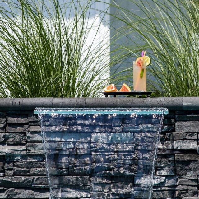 Waterfall Swimming Pool - Ashton Pools by Design