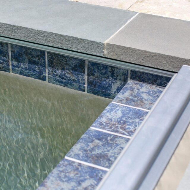 Tiled Swimming Pool Geometric Design