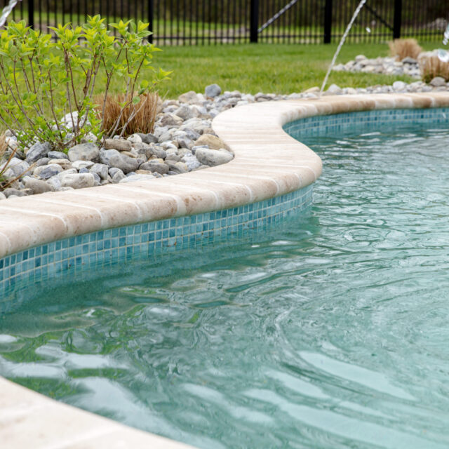 Deck Jets on the side of the pool