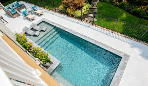 Silver: Geometric Pool Under 800 sq.ft – Cross Project