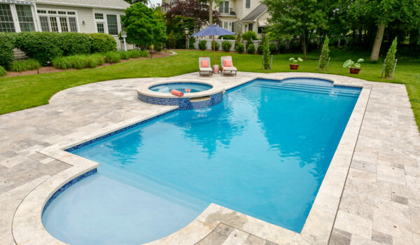 Silver: Geometric Pool Under 800 sq.ft – Grube Roman Pool & Spa