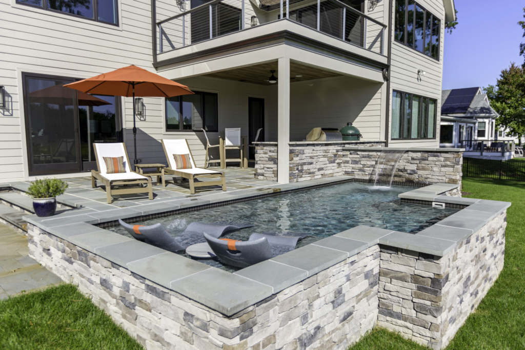 Photograph of custom Raised Pool
