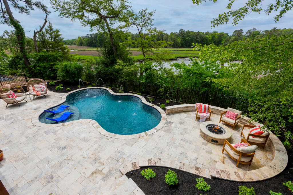Custom Concrete pool by Ashton Pools By Design