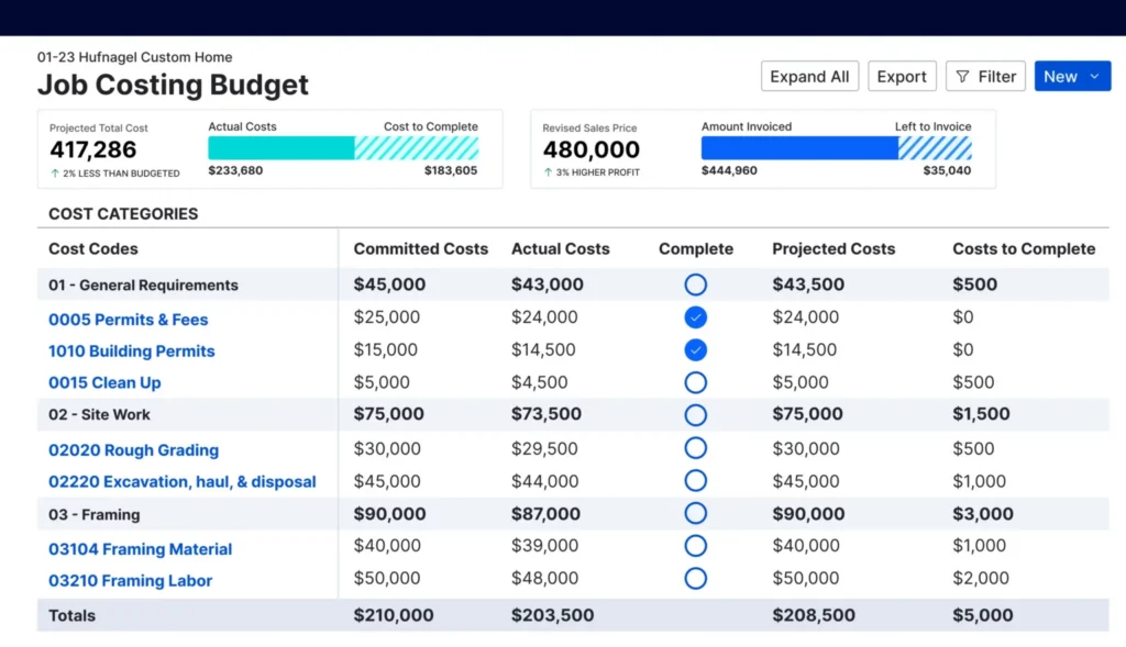 buildertrend portal page