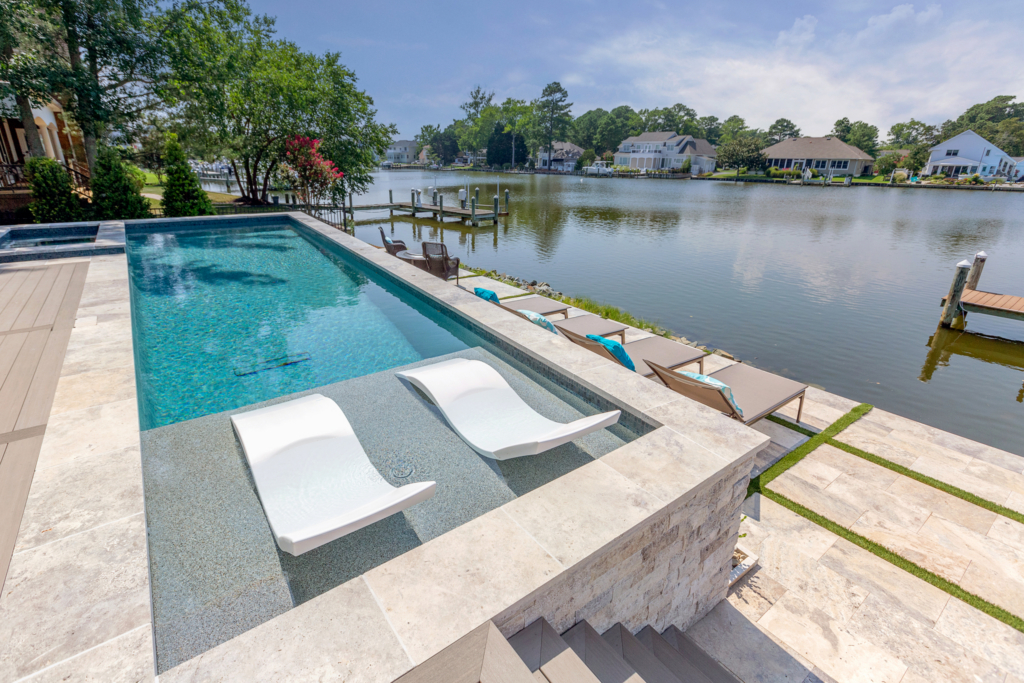Custom raised concrete pool. No Hidden Fees with this build. 